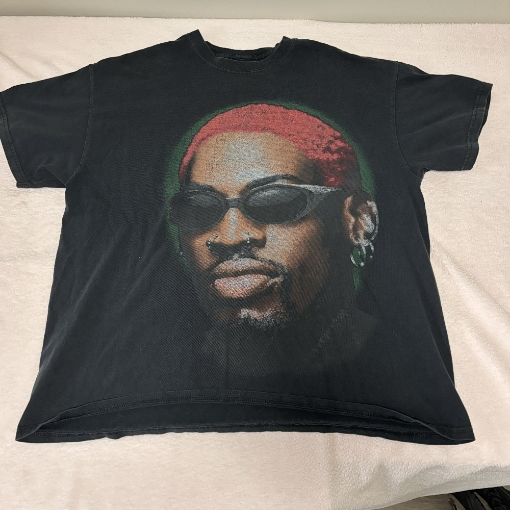 Dennis Rodman Goat Crew T-shirt - Size L